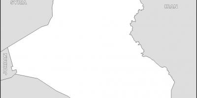 Χάρτης του Ιράκ κενό