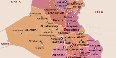 Χάρτης του Ιράκ μέλη
